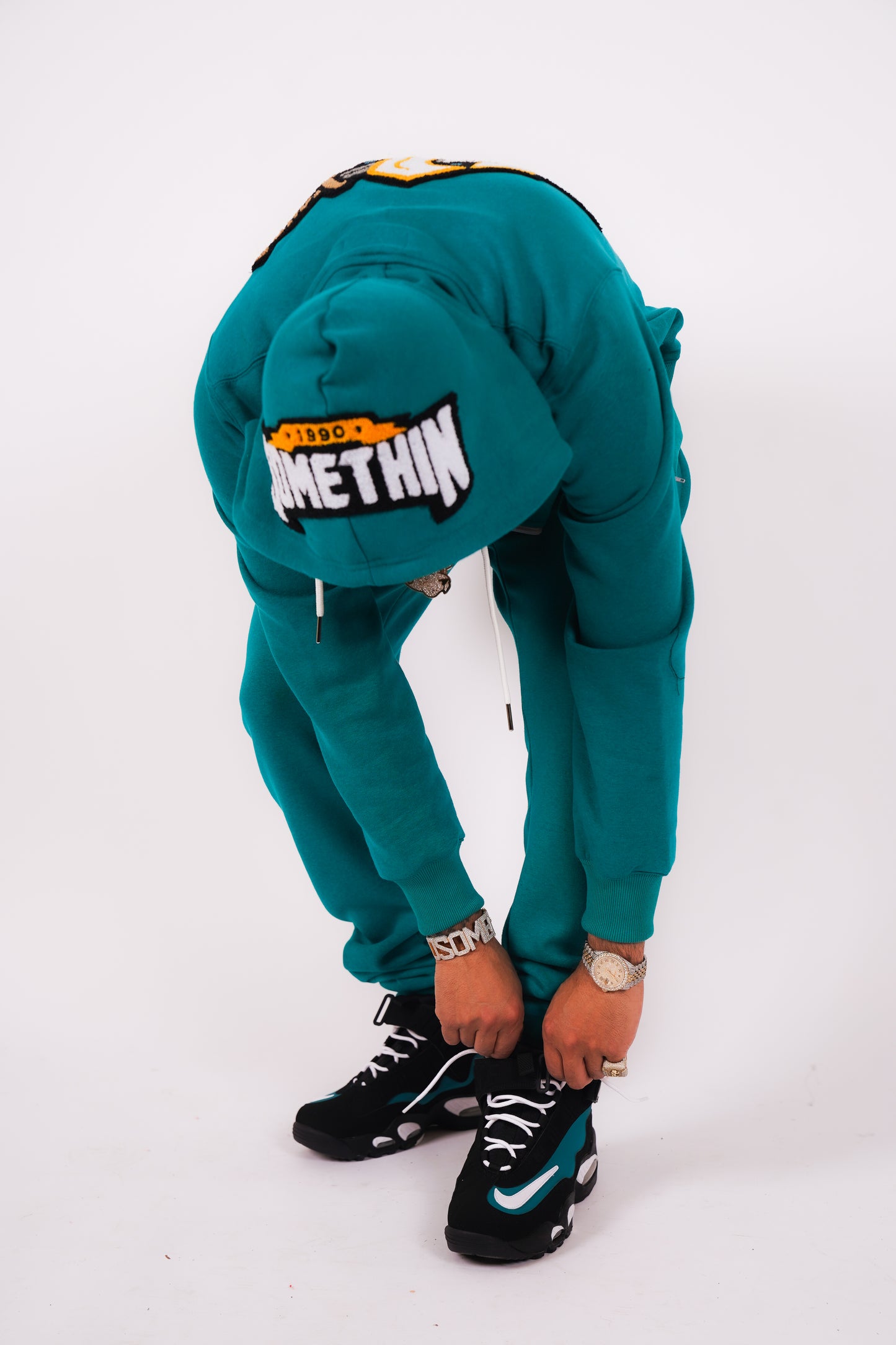 90’s Teal Sweatsuit