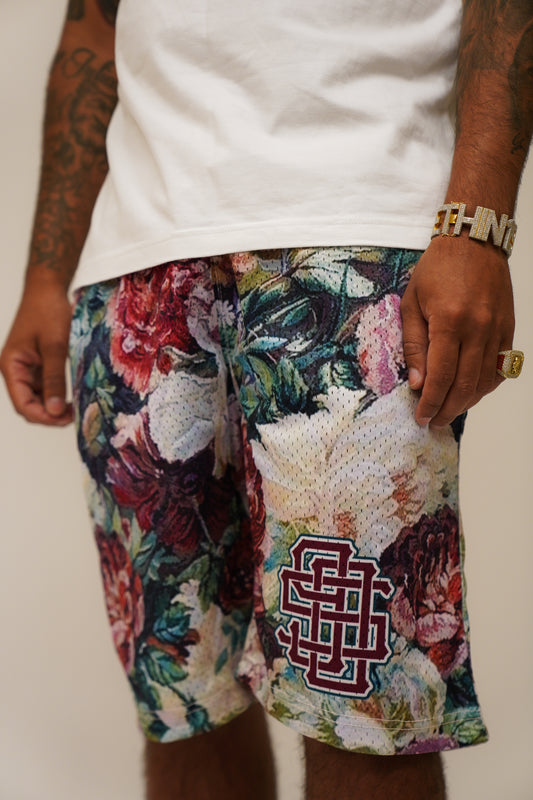 90’s Floral Short Set