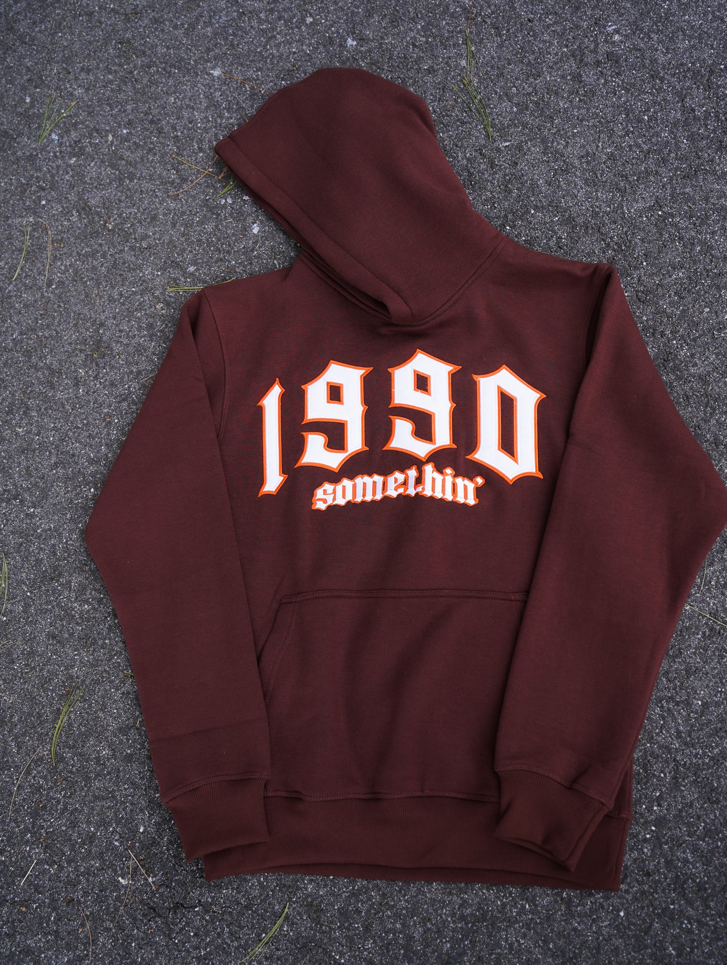 90’s brown hoodie