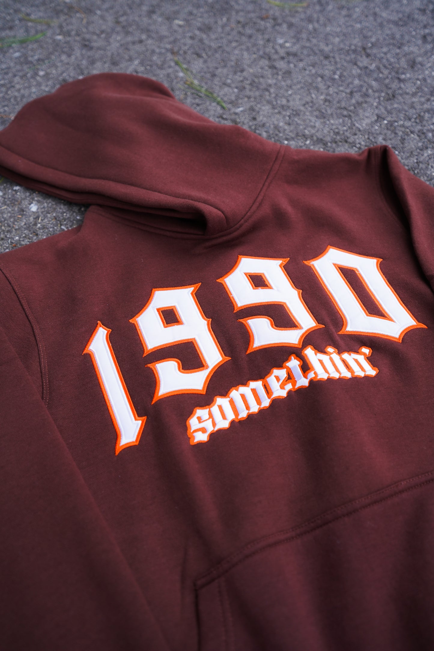 90’s brown hoodie