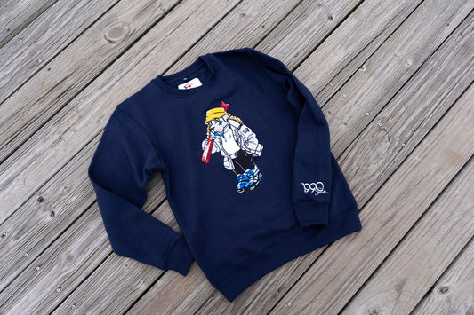 90’s Navy Blue Crewneck Sweater