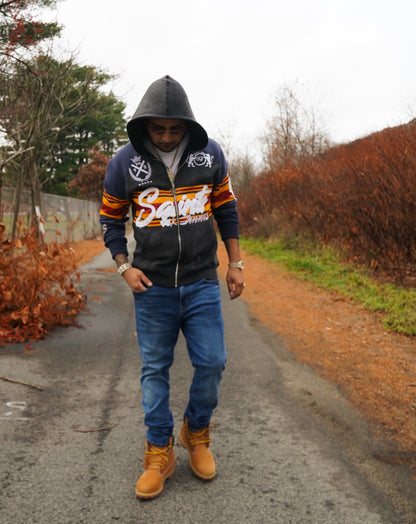 Saints & Sinners Zip Up Hoodie