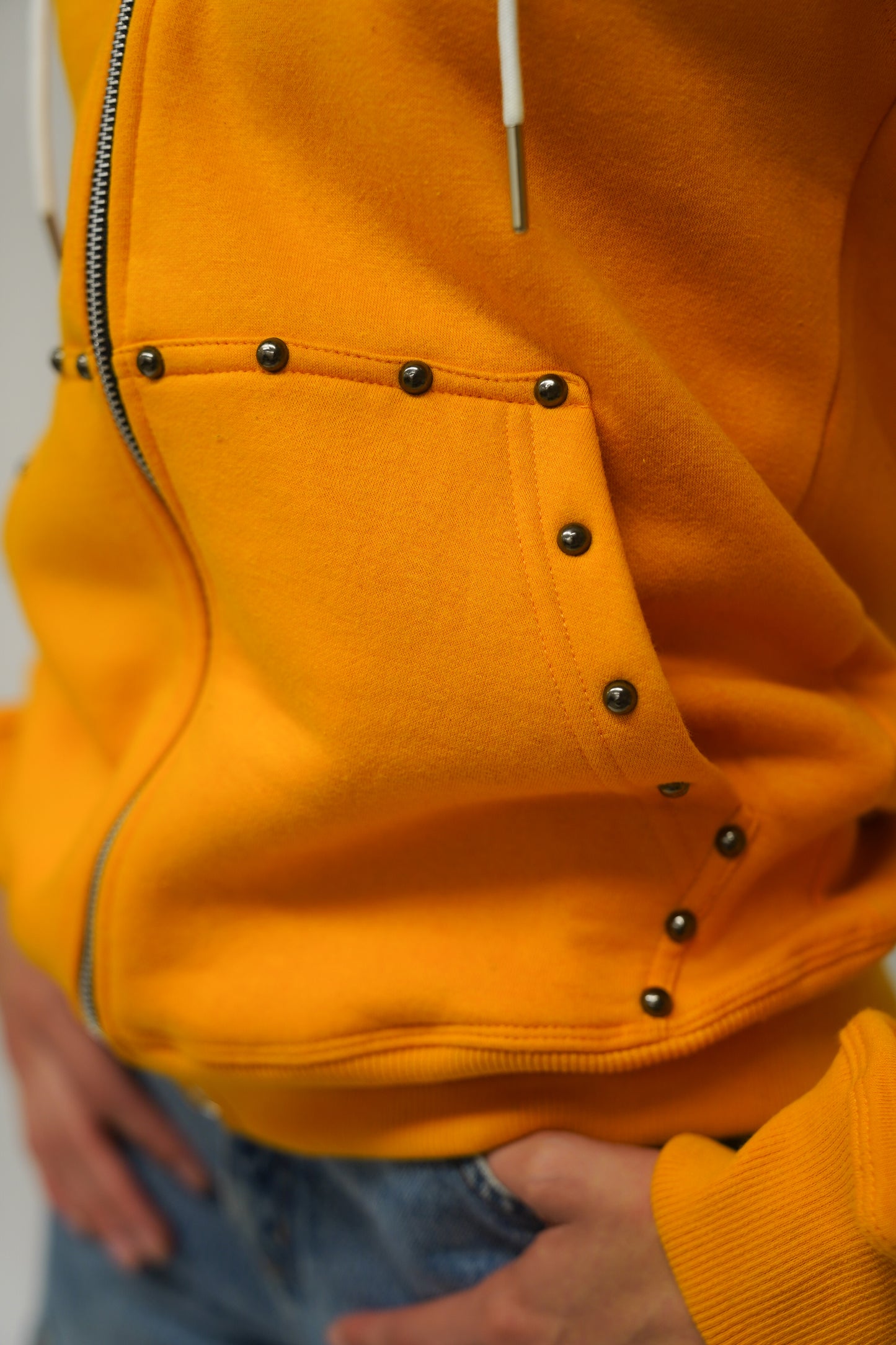 90’s Mustard Yellow Donald Duck Hoodie