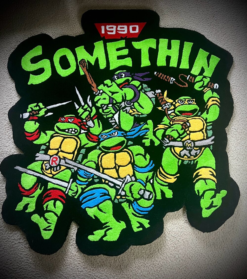 4x4 Ninja Turtles Rug