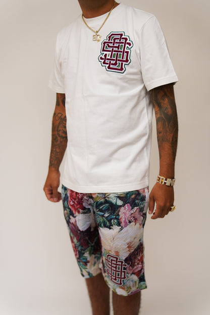 90’s Floral Short Set