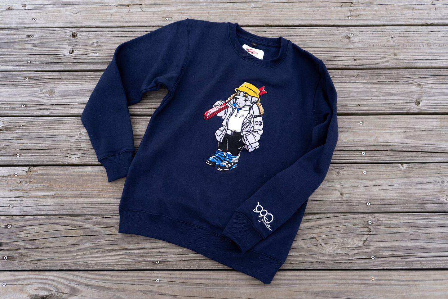 90’s Navy Blue Crewneck Sweater