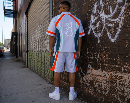 90’s Wind Breaker Short Set