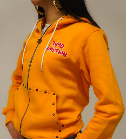 90’s Mustard Yellow Donald Duck Hoodie