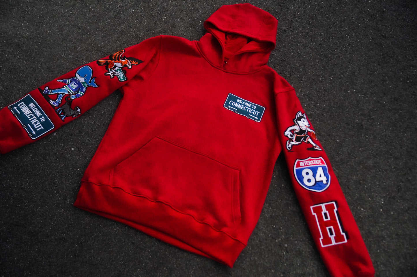 Red Hartford hoodie
