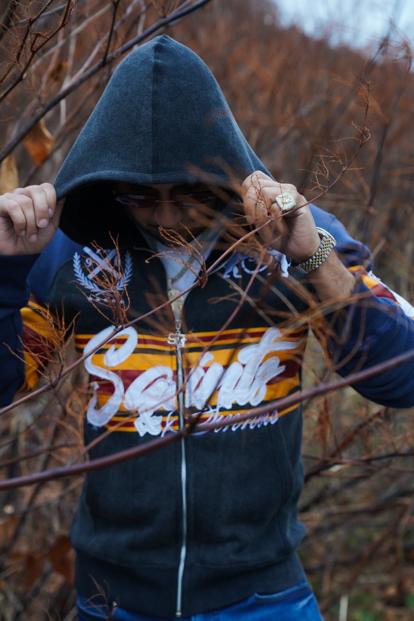 Saints & Sinners Zip Up Hoodie