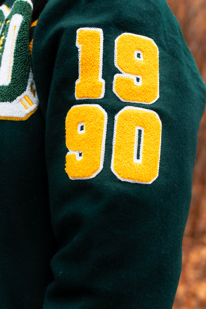 90’s Green Varsity Jacket