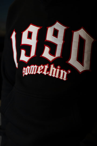 90’s black sweat suit