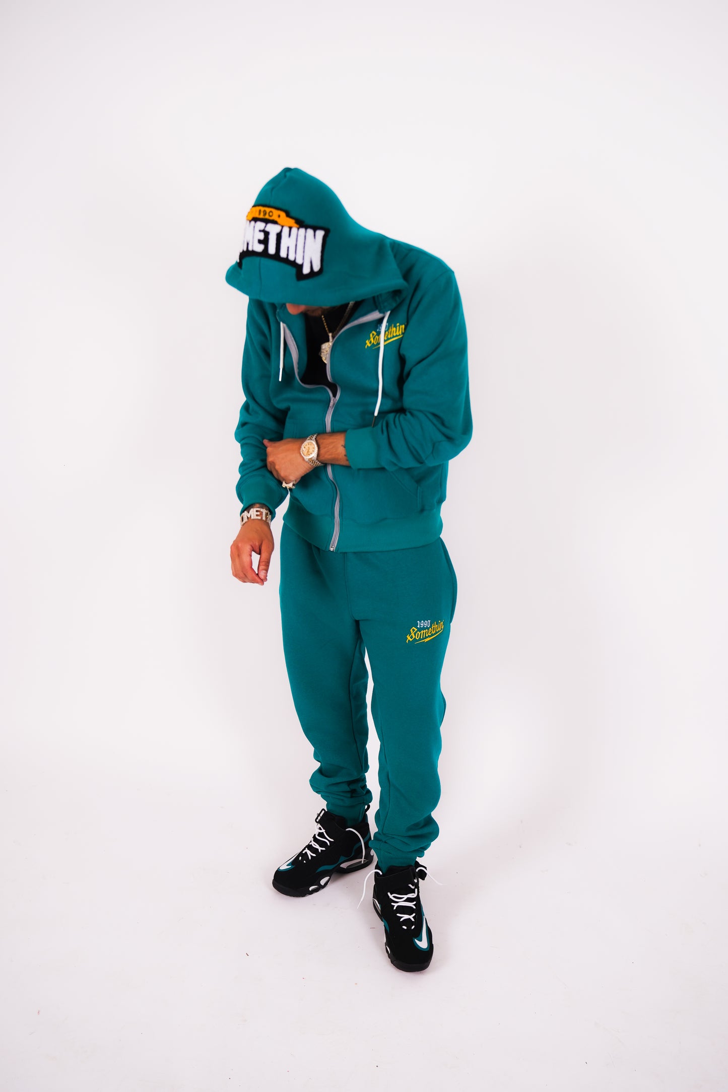 90’s Teal Sweatsuit