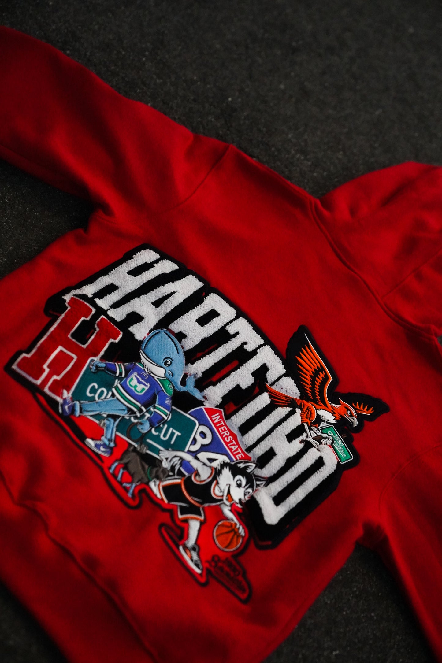 Red Hartford hoodie