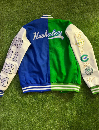 1990 Whalers/Huskies Varsity Jacket